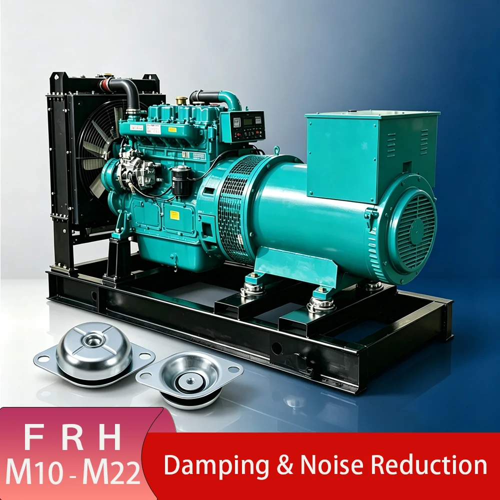 FRH Bell Shaped Rubber Shock Absorber M10/M12/M14/M16/M18/M22 Anti Vibration Generator Water Pump Air Compressor Buffer Pad