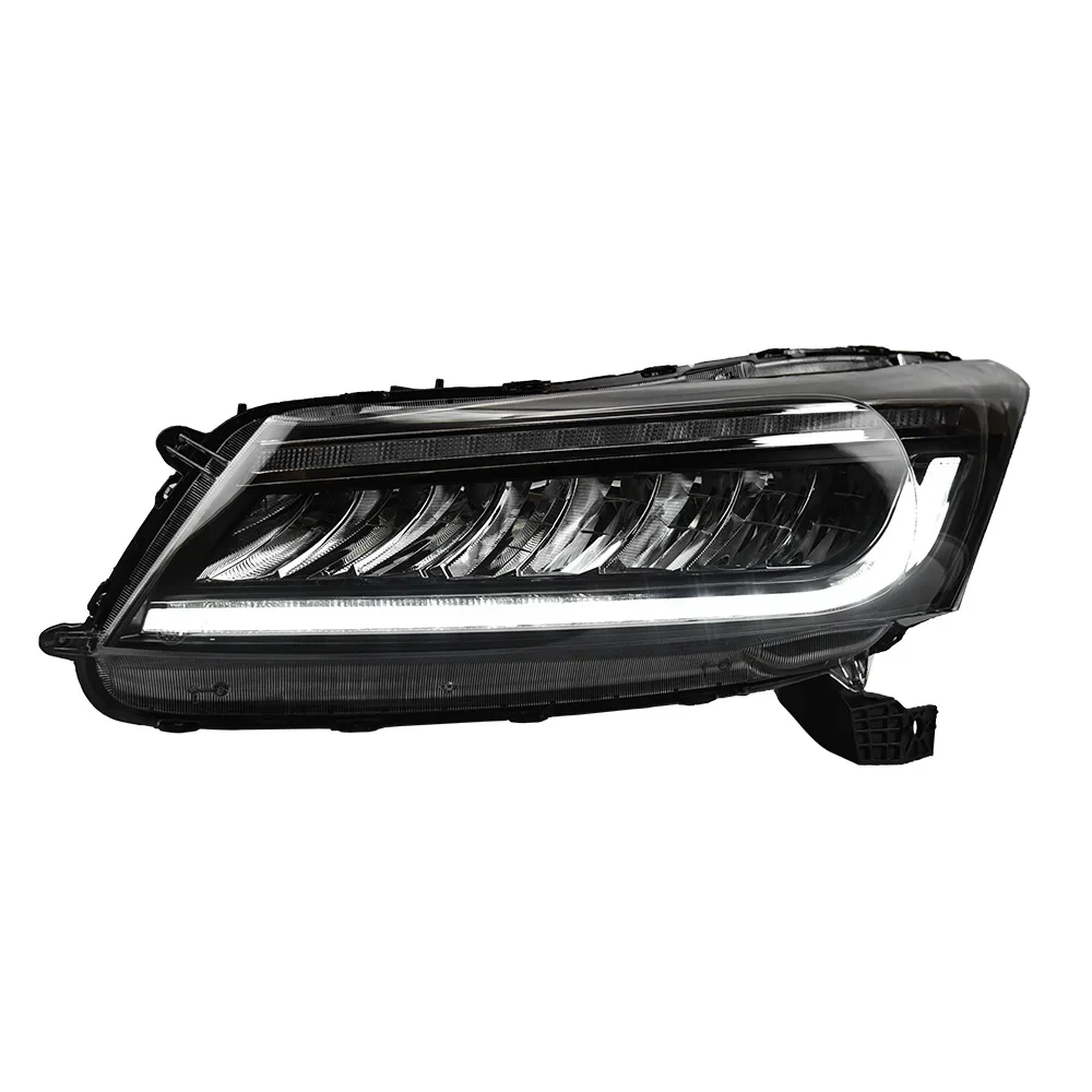 

Car Lights for Accord LED Headlight 2008-2012 Dynamic Signal LED DRL Hid Head Lamp Angel Eye Bi Xenon Accessories