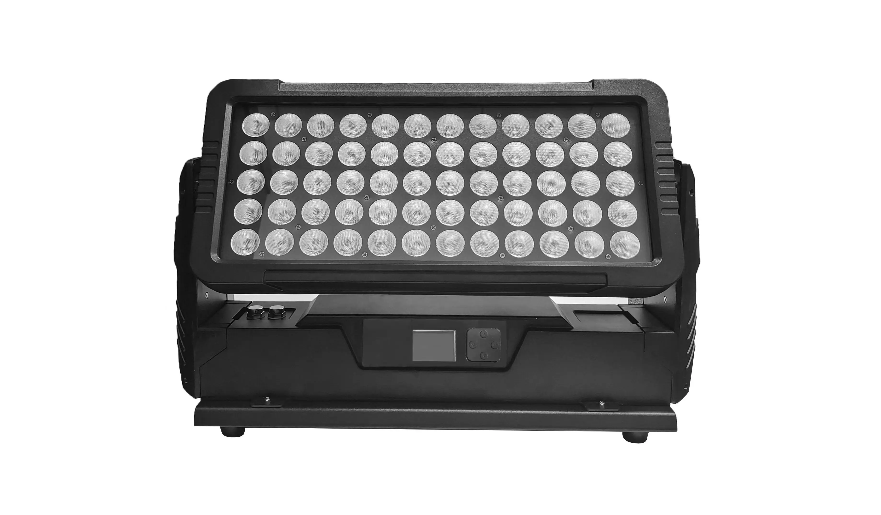 60pcs 12w RGBW Led 4in1 Waterproof City Color Flood Light Moving Head Wall Wash Stage Light 60x12w DMX512 for Outdoor Music Show