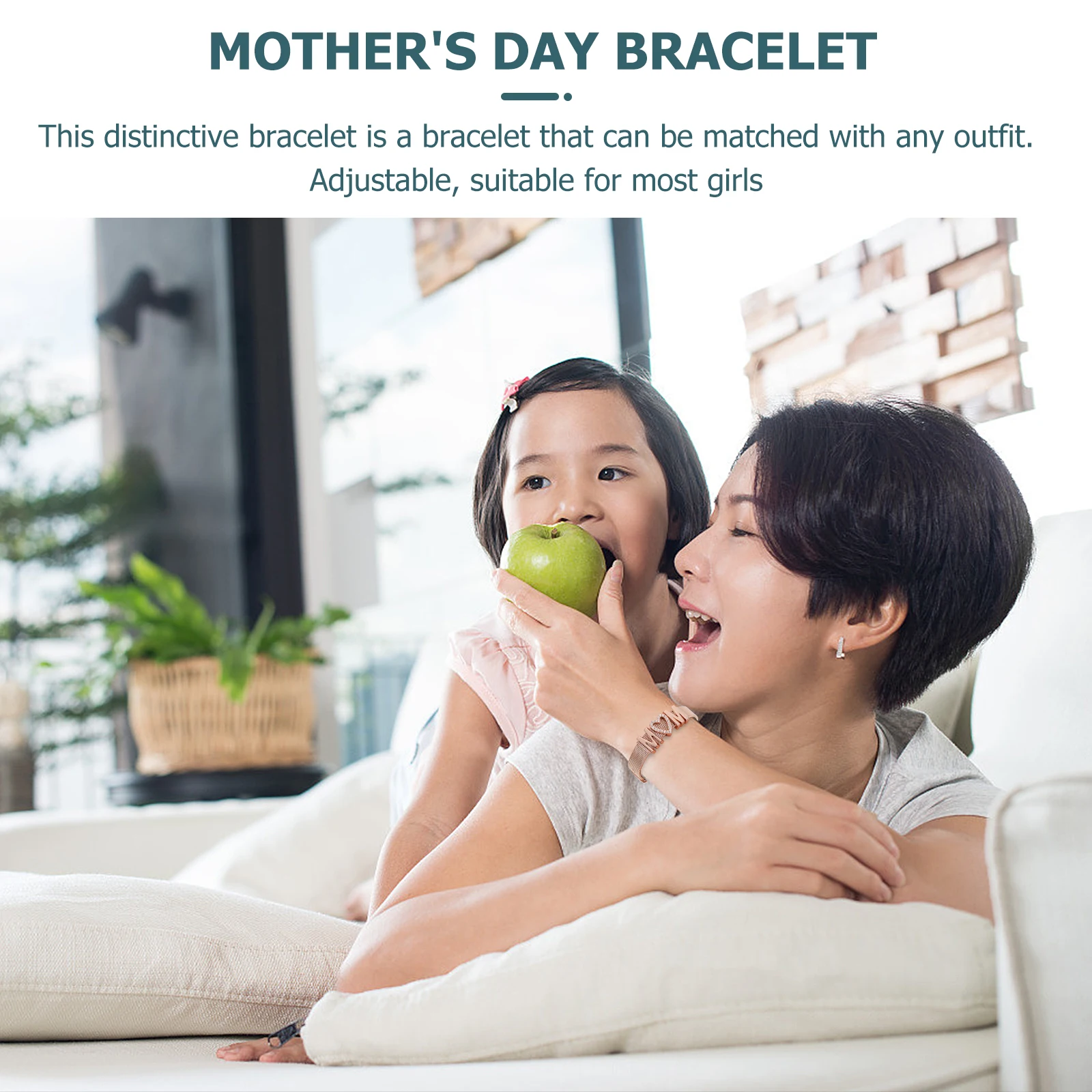  Fashion Rose Gold Bracelet Wrist Jewelry Bracelets Golden Stainless Steel Mother's Day Father