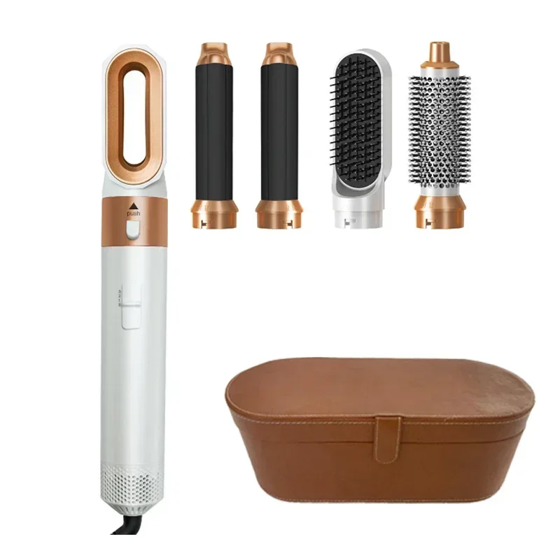 5-in-1 Föhn Hot Kam Set Professionele Krultang Stijltang Styling Tool Voor Professionele Föhn Huishouden