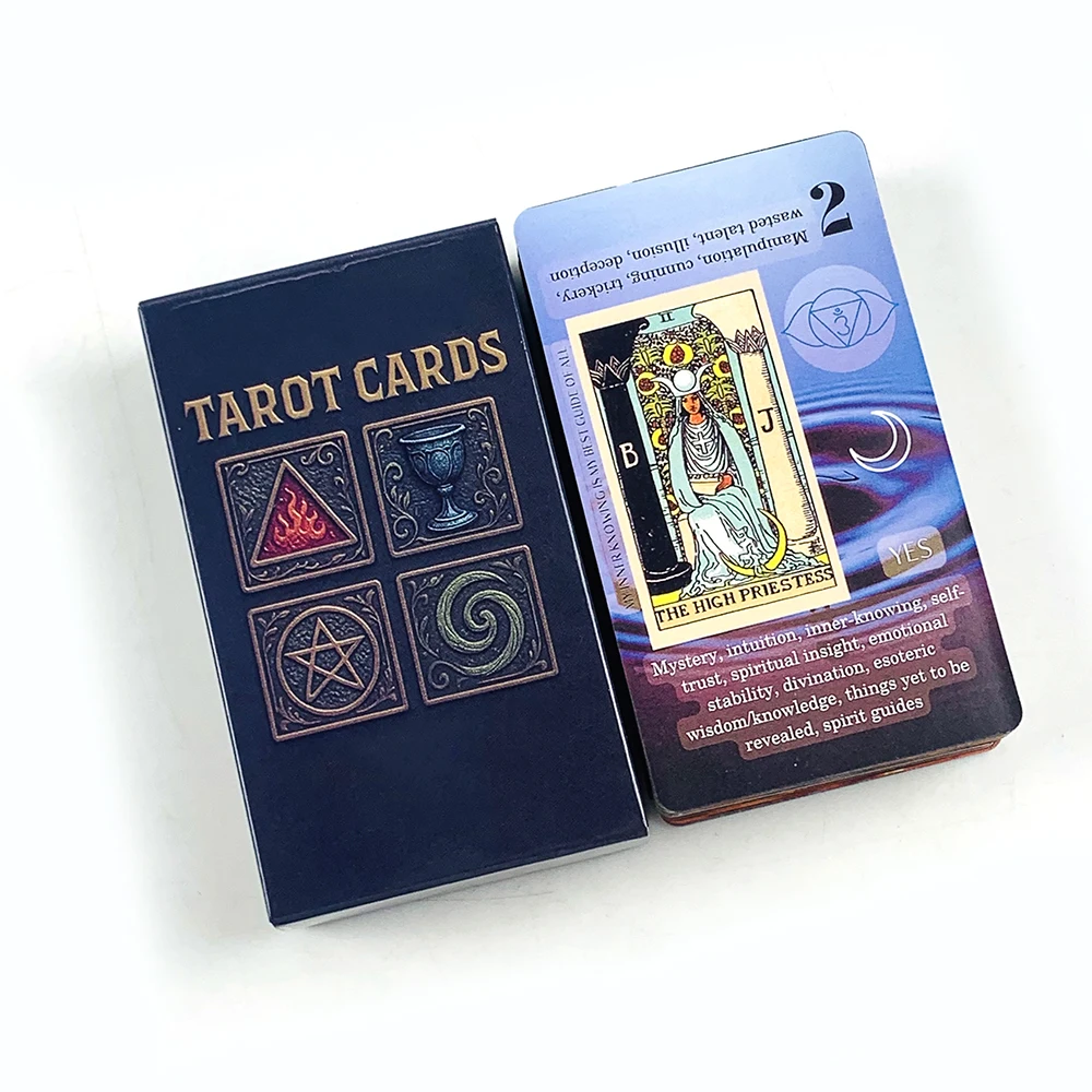 New Tarot Cards Board Game Card Game Classic Design For Beginners & Pros, Ideal For Divination, Meditation & Gifts