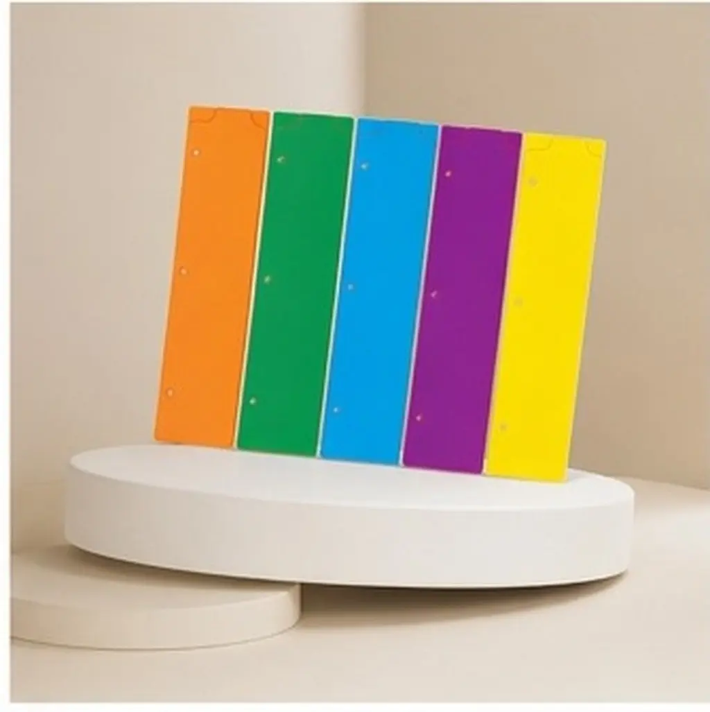 10Pcs Binder Dividers ABS Colored Notebook Tab Markers for Journals Scrapbooks Document Classification Binder Dividers