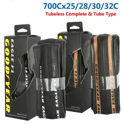 Eagle F1 Road Bike Tire Tubeless/Tube Tyre 700x25/28/30/32C Bicycle Foldable Anti-puncture Gravel Tyre Cycling Parts