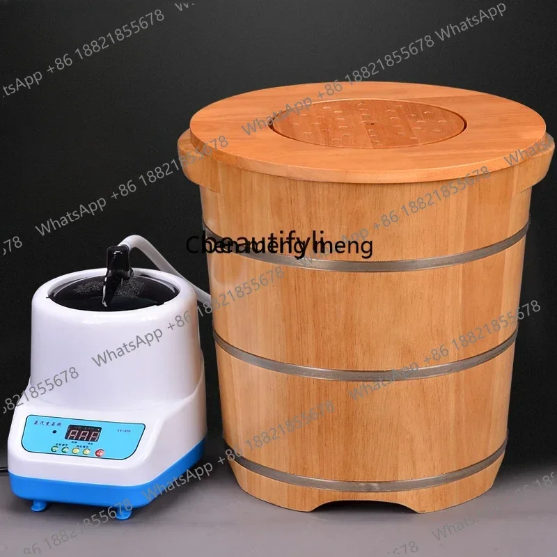 k182ZC182Sitting on the smoked bucket Sitting on the steam bucket Sitting on the wooden bidet Wooden bidet Hip bath bucket