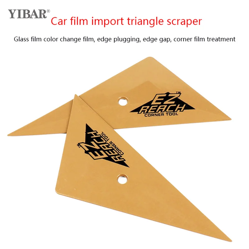 

1Pc Soft Triangle Go Corner Squeegee Vinyl Car Wrap Window Tinting Scraper Carbon Film Window Edge Installation Tucking Tool