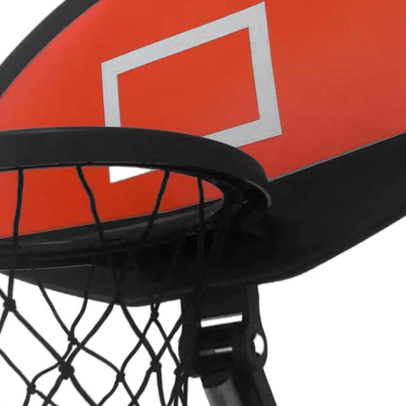 Trampoline Basketball Hoop, Basketball Hoop For Trampoline With Ball And Pump, For Straight And Curved Pole Trampoline Durable