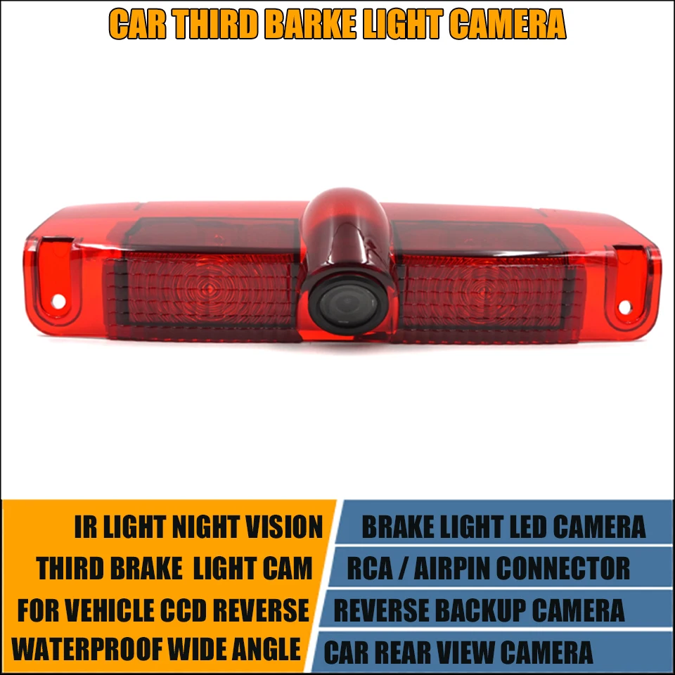 

Rear View BackUp Brake Light Camera for GMC Savana Van Chevy Express 2003-2016 Third Brake Light Rear View Night Vision Camera