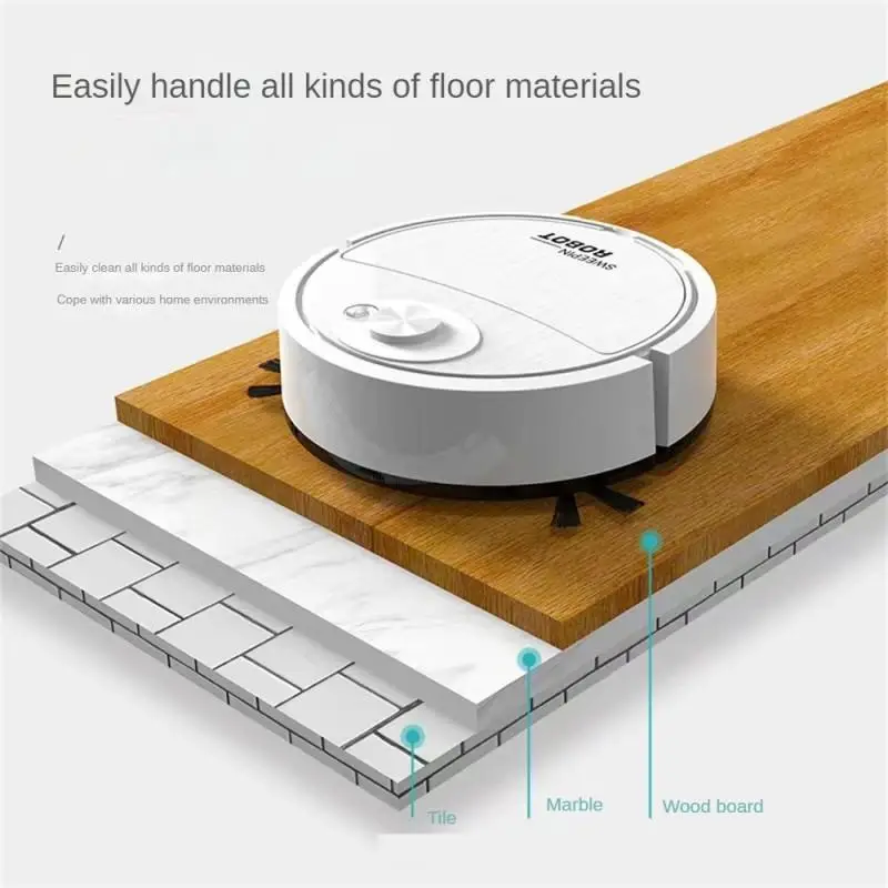 Robô arrebatador leve, totalmente automático, mini máquina de limpeza doméstica, recarregável por usb, aspirador inteligente