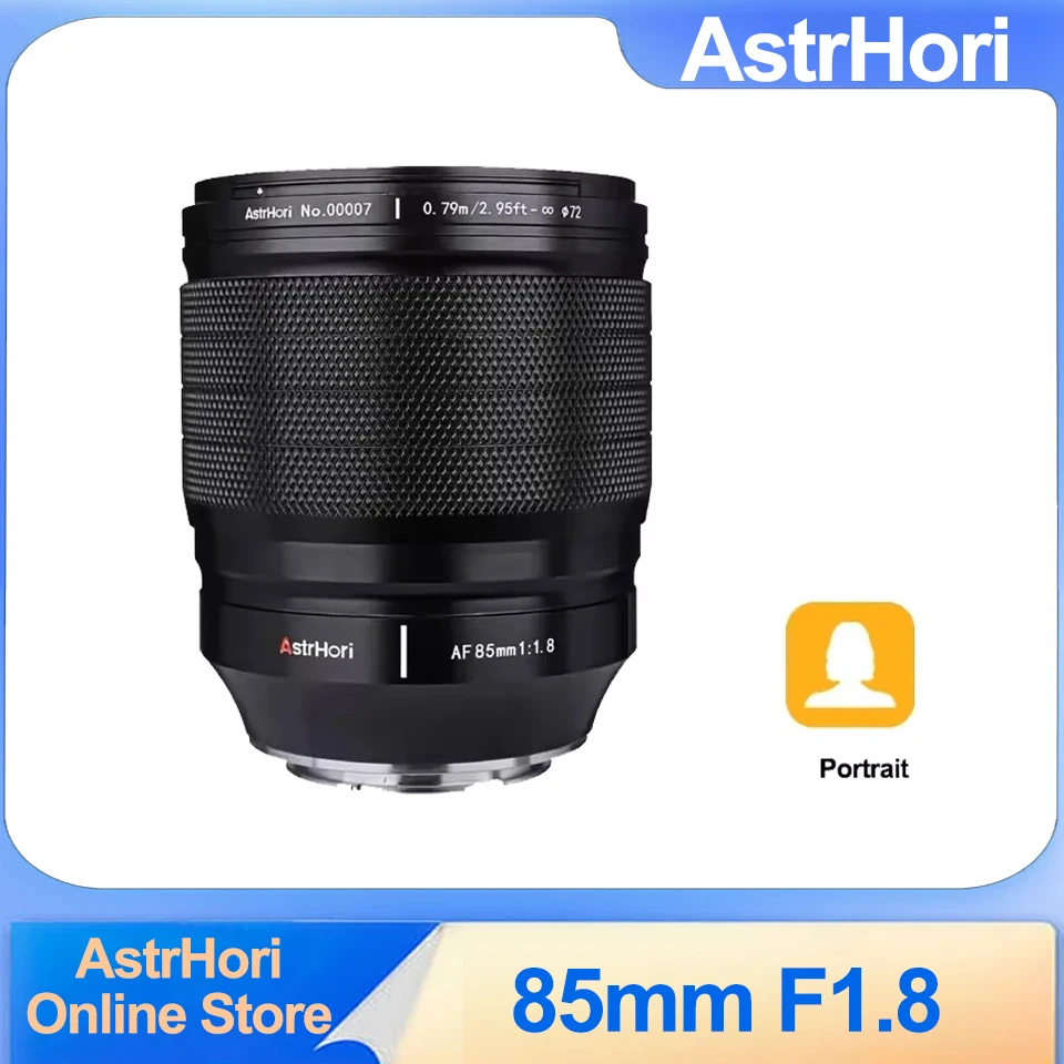 

AstrHori 85mm F1.8 AF Full Frame Auto Focus Mid-telephoto Portrait Lens for Nikon Z Mount Camera