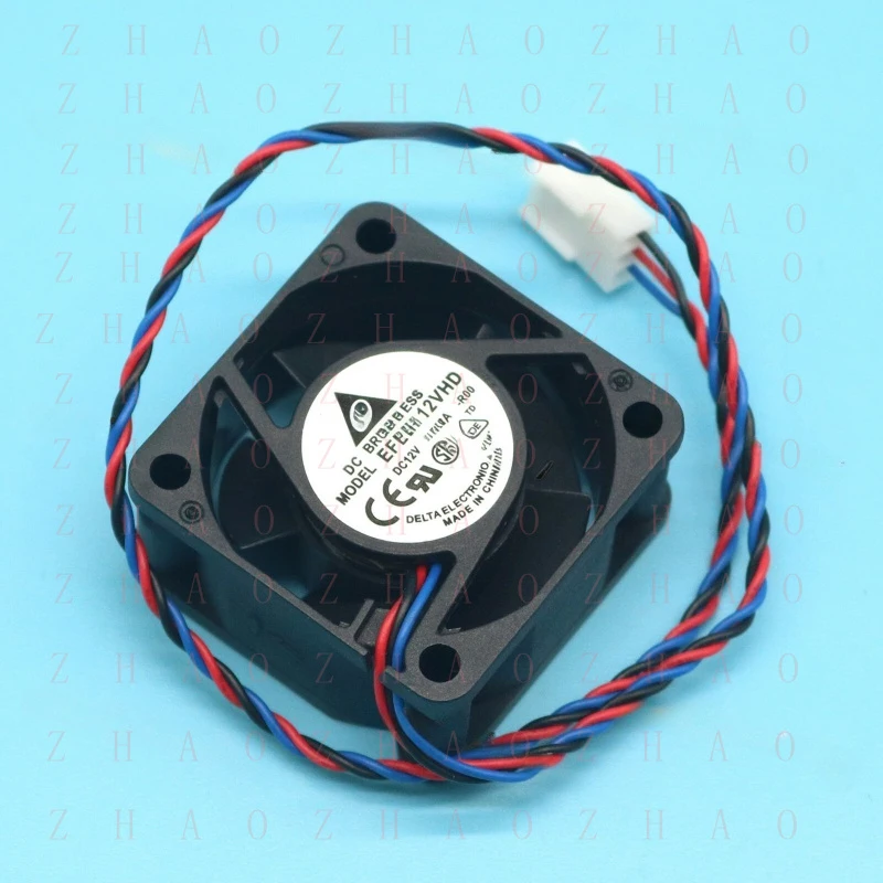 L+ for Delta EFB0412VHD BRUSHLESS MODEL DC12V 0.18A 3 Wire 3-Pin -R00 Cooling Fan