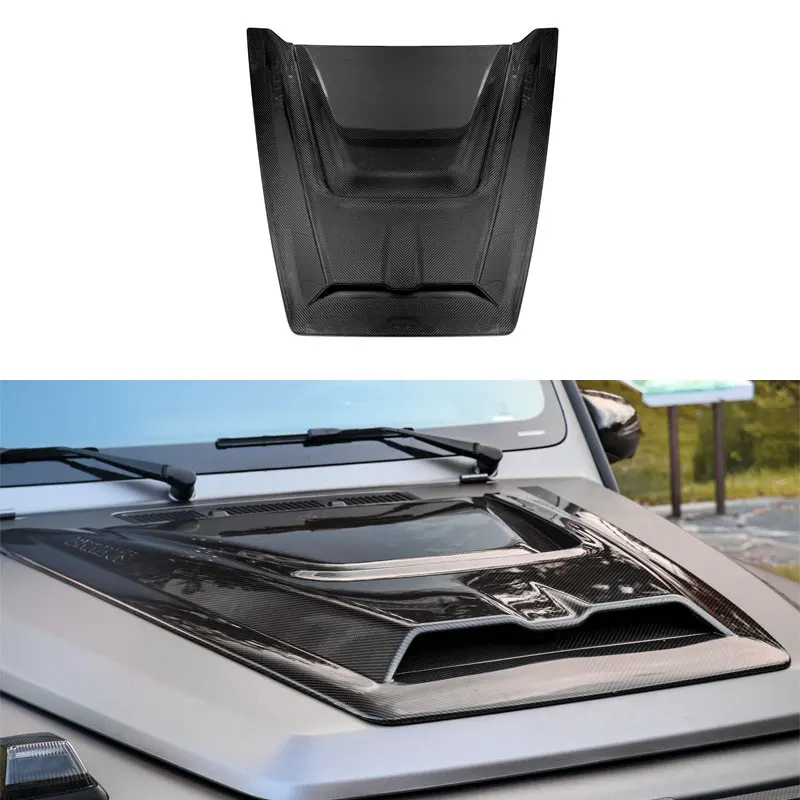 

B Style Dry Carbon Fiber Front Hood for Benz G-Class W465 G63 G500 Engine Cover Bonnet Car Parts Auto Accessories 2024-2026