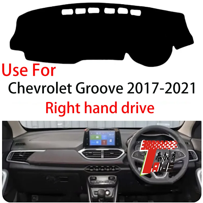 

Heat-Safe Dashboard Cover for Chevrolet Groove 2017-2021 RHD Center Console Dash Mat Protector Car Accessory