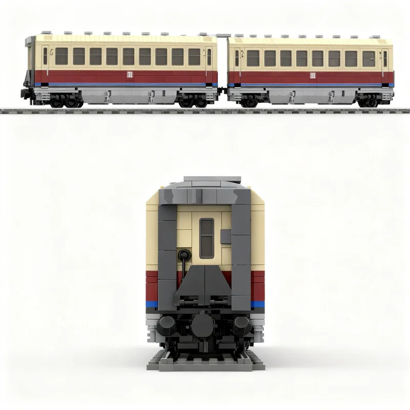 3156pcs MOC Highspeed Train VT18 16 10 Extension Model Building Blocks Architecture Creative Assemble DIY Christmas Gift Toy