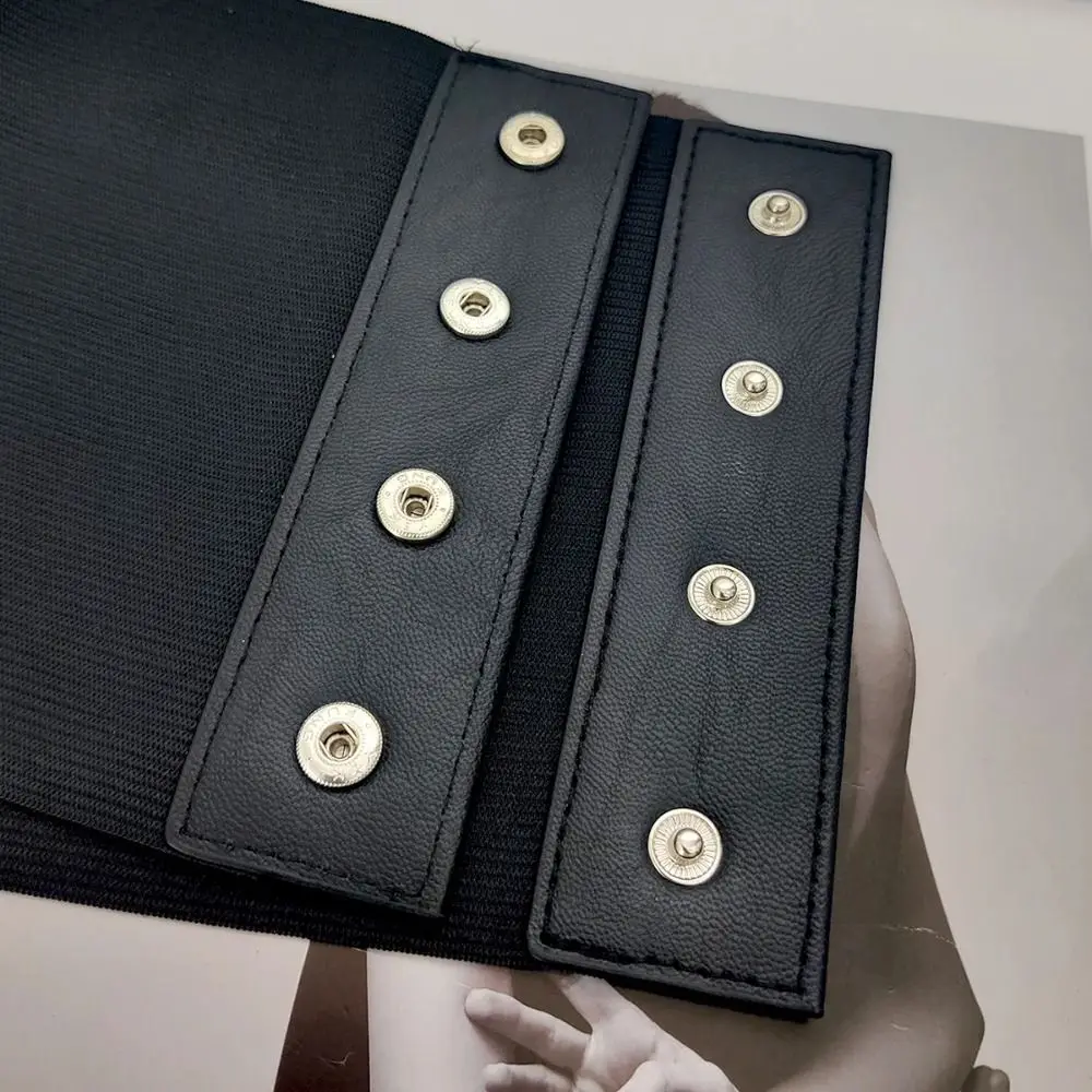 بو الجلود حجم كبير فستان Cummerbunds عالية الخصر حزام الإناث حزام واسعة حزام خصر الملابس والاكسسوارات