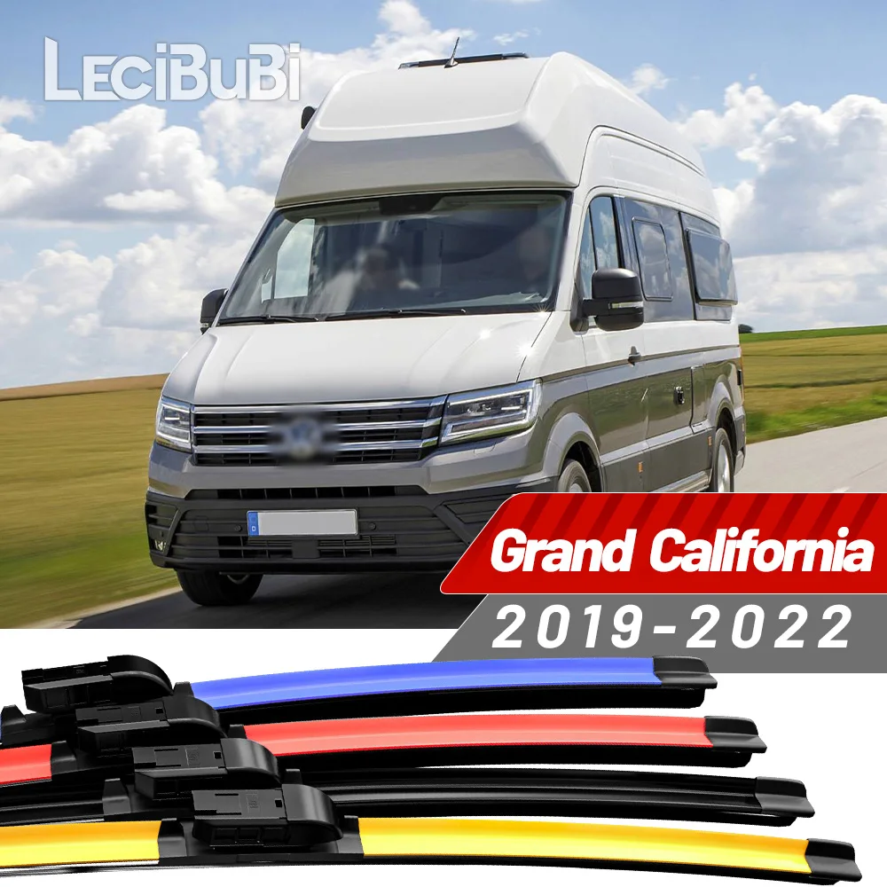 2pcs For Volkswagen VW Grand California 2019-2022 2020 2021 Front Windshield Wiper Blades Windscreen Wipers