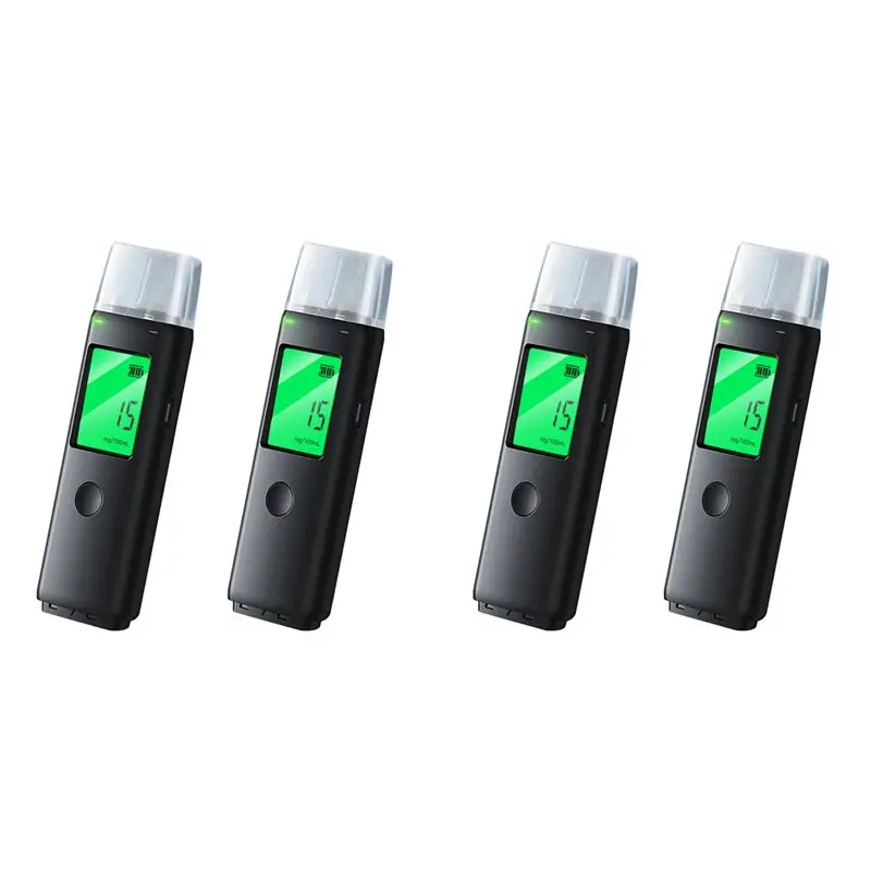 M49K-4X Rechargeable Breathalyzer Portable Breathalyzer Tester For Individuals And Homes Drunk Driving Insufflation Tester
