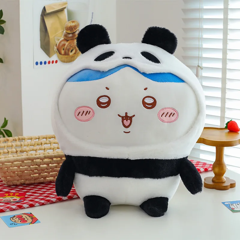 Selbstverteidigender Panda Anime Kawaii Große Plüschpuppe Hachiwared Usagi Cartoon Niedliches Mädchen Schlafzimmer Sofa Kissen Ornament Geschenk
