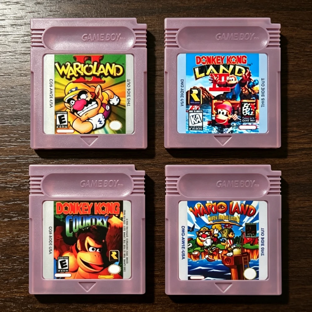 Vintage Game Cartridge Classic Wario Donkey Kong Yoshi Series GB GBC Game Card Retro Handheld Game Console Game Cards Gift view 5