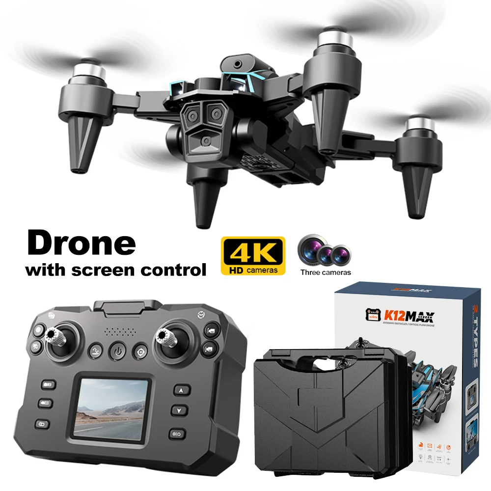 

LCD Screen RC Drone with 4K HD Dual Camera 5G Digital Image Transmission FPV Drone Brushless Motor Obstacle Avoidance Quadcopter