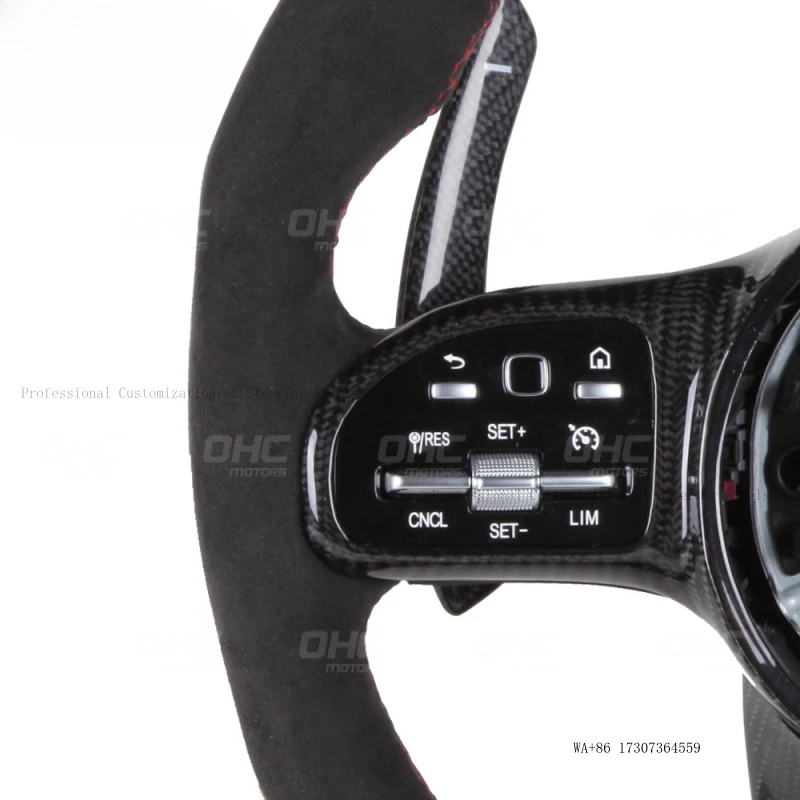 Suitable for Mercedes-Benz new C-Class, E-Class, B-Class, A-Class, CLA, GLC, GLE-Class, and AMG car modification carbon fiber st