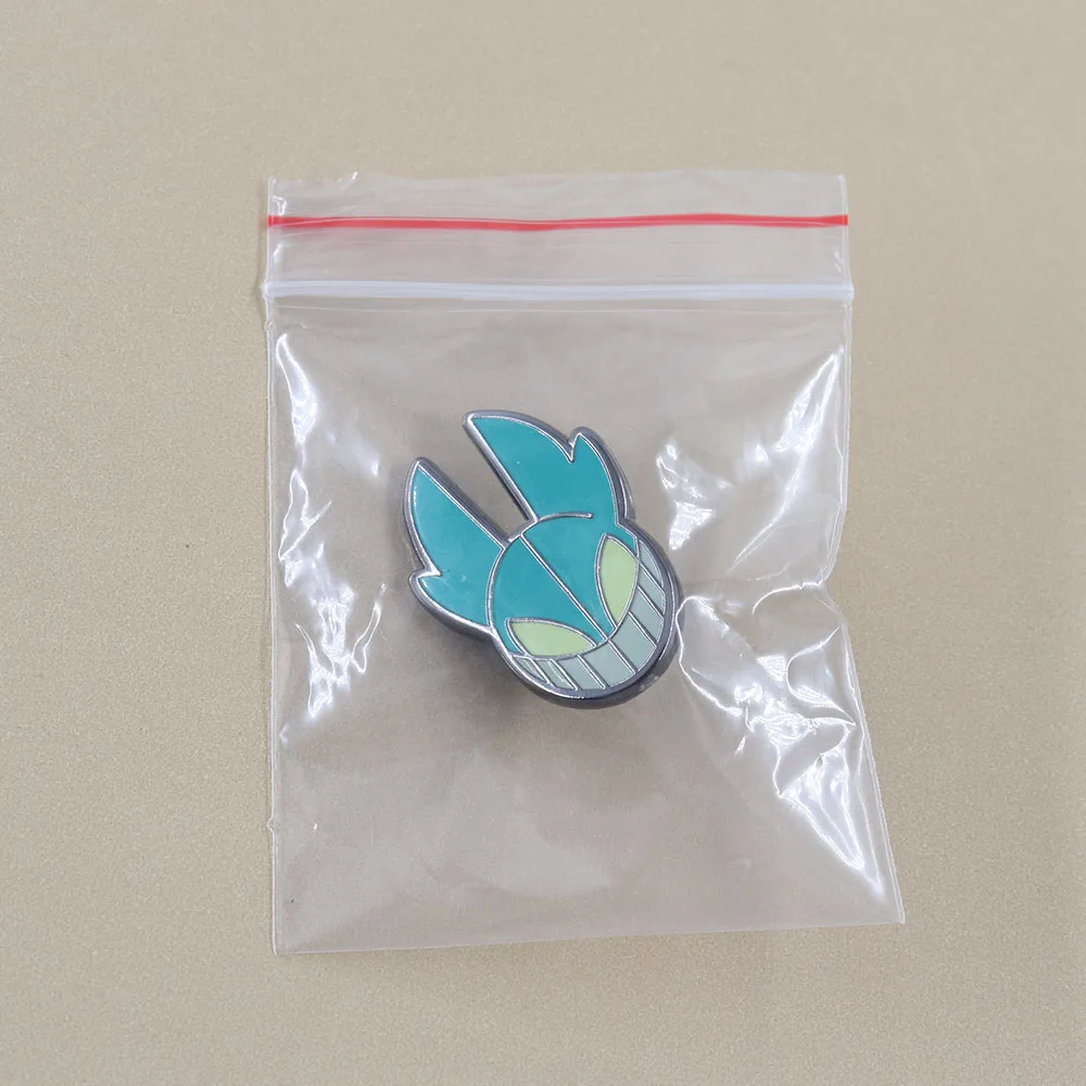 Anime MHA Deku Mask Emaille-Anstecker, Midoriya Izuku Kostüm-Brosche, Anime-Cosplay-Reversnadeln, Schmuckgeschenk für Otaku-Fans – Detail 7