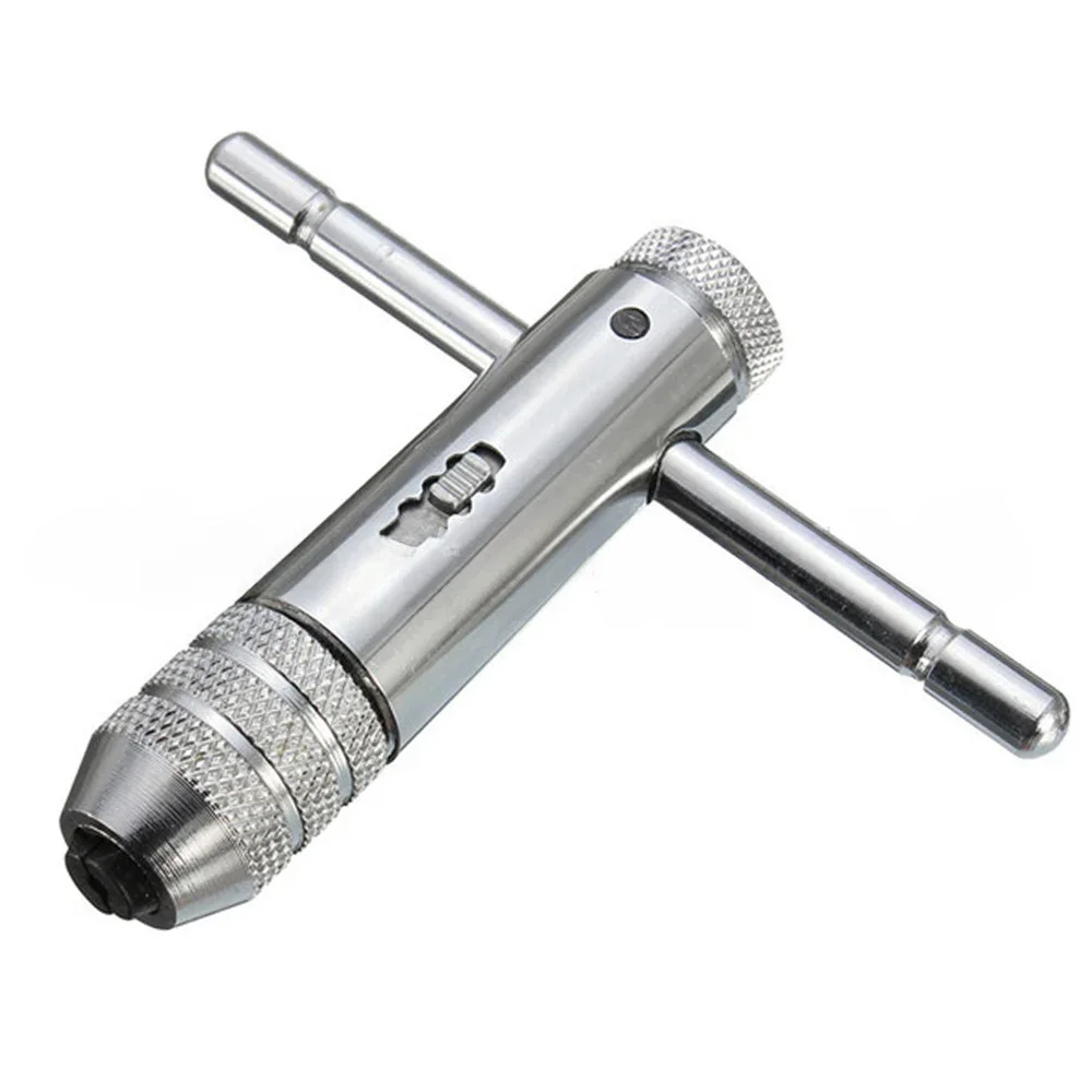 M3-M8 Adjustable Ratchet Hand Tap Wrench M5-M12 Extended Tapping Forward and Reverse Tapping Tool Accessories