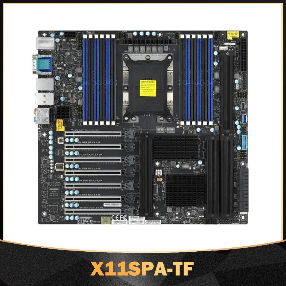 

Motherboard LGA-3647 DDR4 PCI-E 3.0 M.2 2nd Gen Xeon Scalable Processors For Supermicro X11SPA-TF