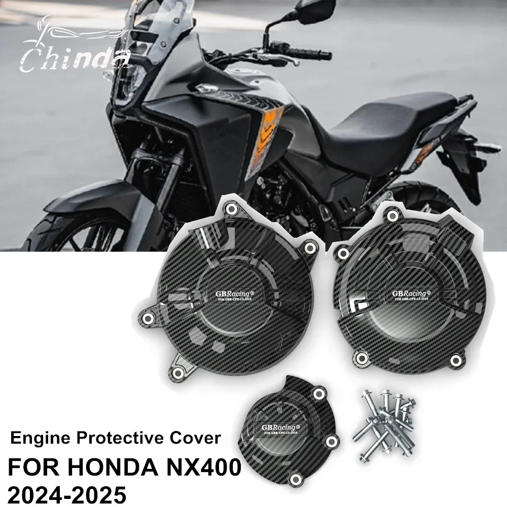 

FOR HONDA NX400 NX 400 2024 2025 Motorcycle Engine Cover Sets Bonnet Protector Engine Cover