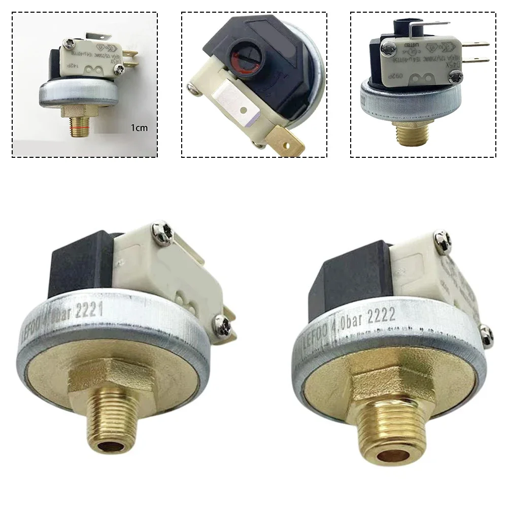 Steam Boiler Accessories Reliable Copper Pressure Switch for Efficient Pressure Regulation in Coffee Machinery