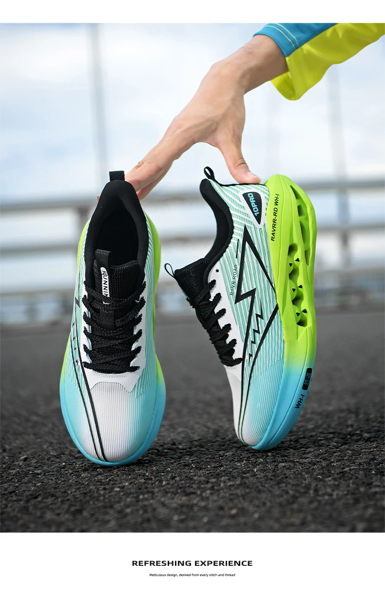 Marathon-Laufschuhe für Herren, spezielle Sneaker, Damen-Outdoor-Jogging-Sportschuhe, trendige, atmungsaktive und leichte Sportschuhe für Damen. – Detail 24