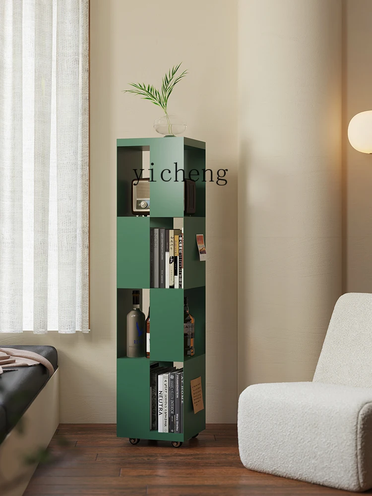 

HYS floor-to-ceiling multi-layer bookshelf, removable display storage rack against the wall, living room home