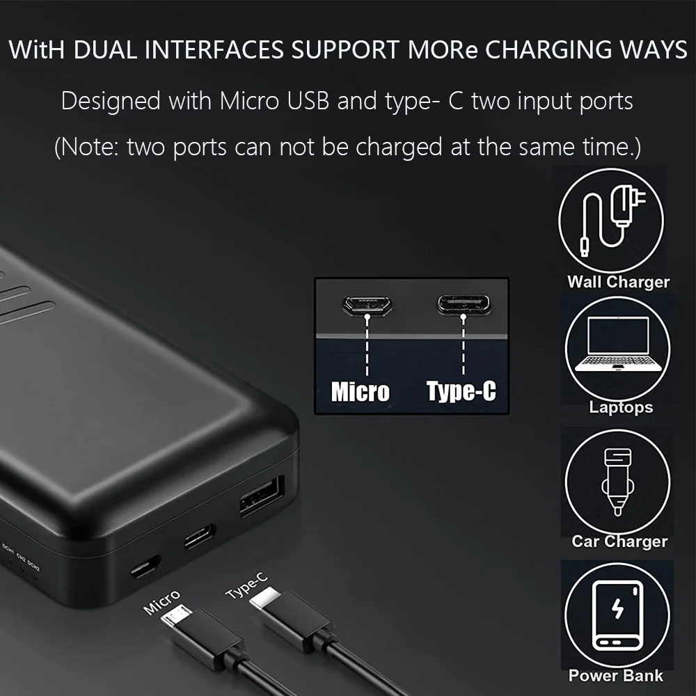 2600mAh NP-FZ100 NPFZ100 NP FZ100 Battery and Charger Case power bank for Sony A7 III, Sony Alpha A7R III, A7R IV, A9, A6600