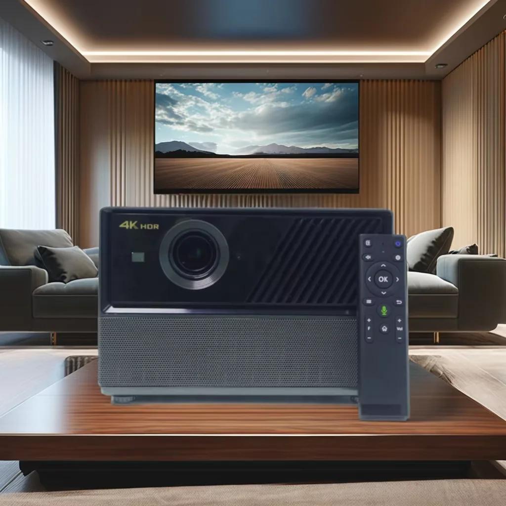 

FLYIN 2024 Smart Home Theater Laser 4K UHD Projector Bluetooth Portable LCD Android 9 OS