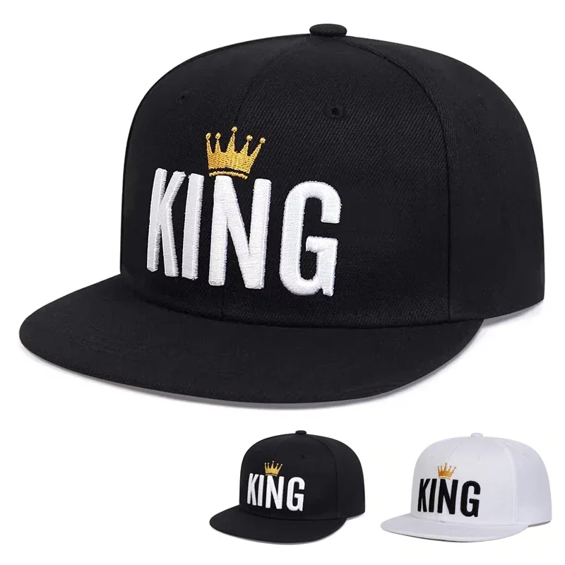 Unisex Crown KING Embroidery Hip-hop Hats Spring And Autumn Outdoor Adjustable Sports Casual Baseball Caps Sunscreen Hat