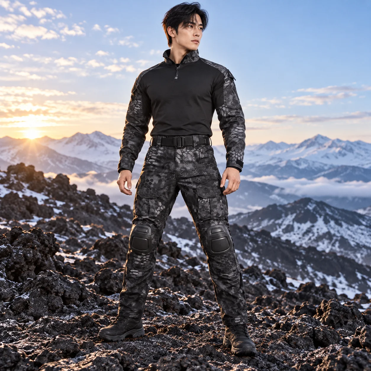 g2戦闘服、タクティカルスーツ、マルチカム迷彩、フィールド用、エアソフト用、トレーニング用、作業着、アウトドア用、ハンティングシャツ、パンツ、ギリースーツ。