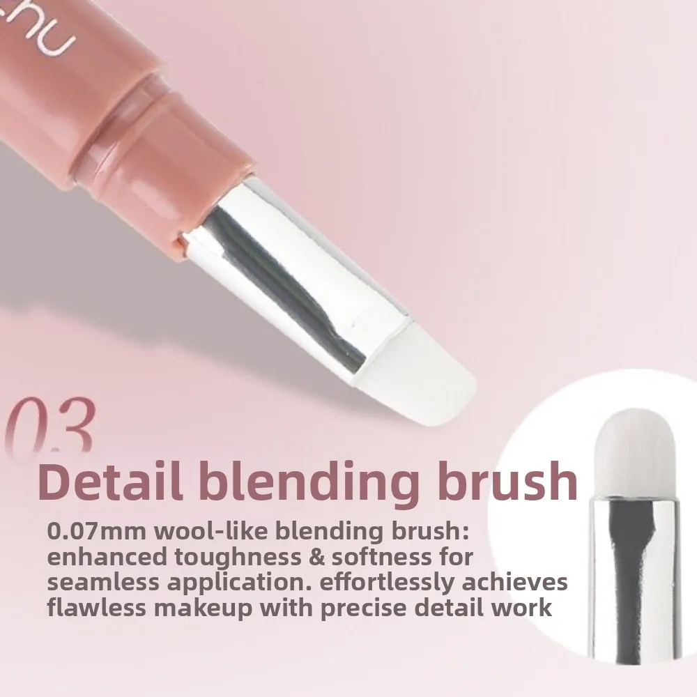 Crayon de ver à soie couché à Double extrémité, outil de maquillage pour les yeux, doublure nue multifonctionnelle avec brosse, bâton de maquillage éclaircissant pour les yeux, cadeaux