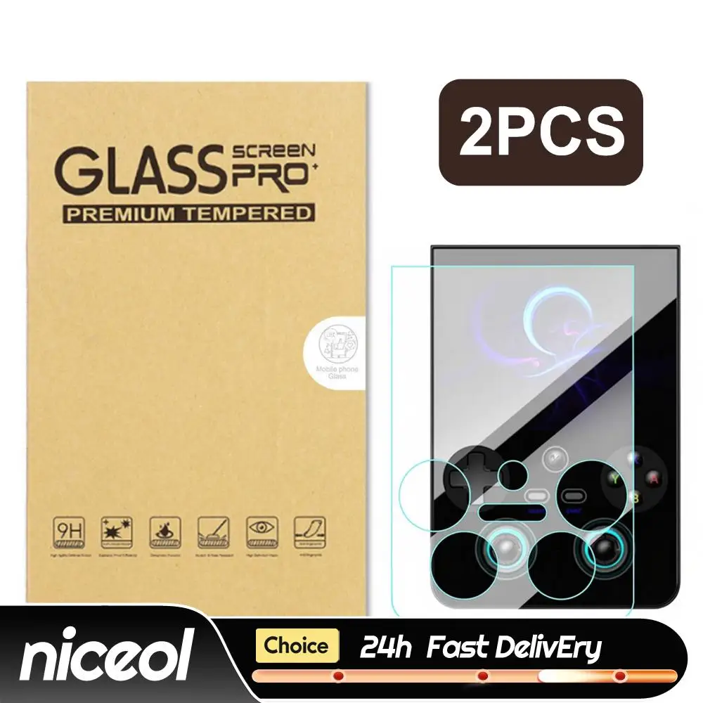 2 Pack Flexible Screen Guard for Anbernic RG477V Handheld Game Console High-Definition Flex Film Anti-Scratch Case Friendly