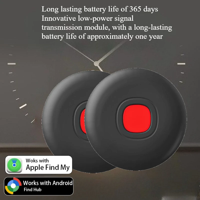 Smart Waterproof Anti-loss Tag Tracker for iOS and Android Phone Work With Google Find My/Hub App Keys Bag