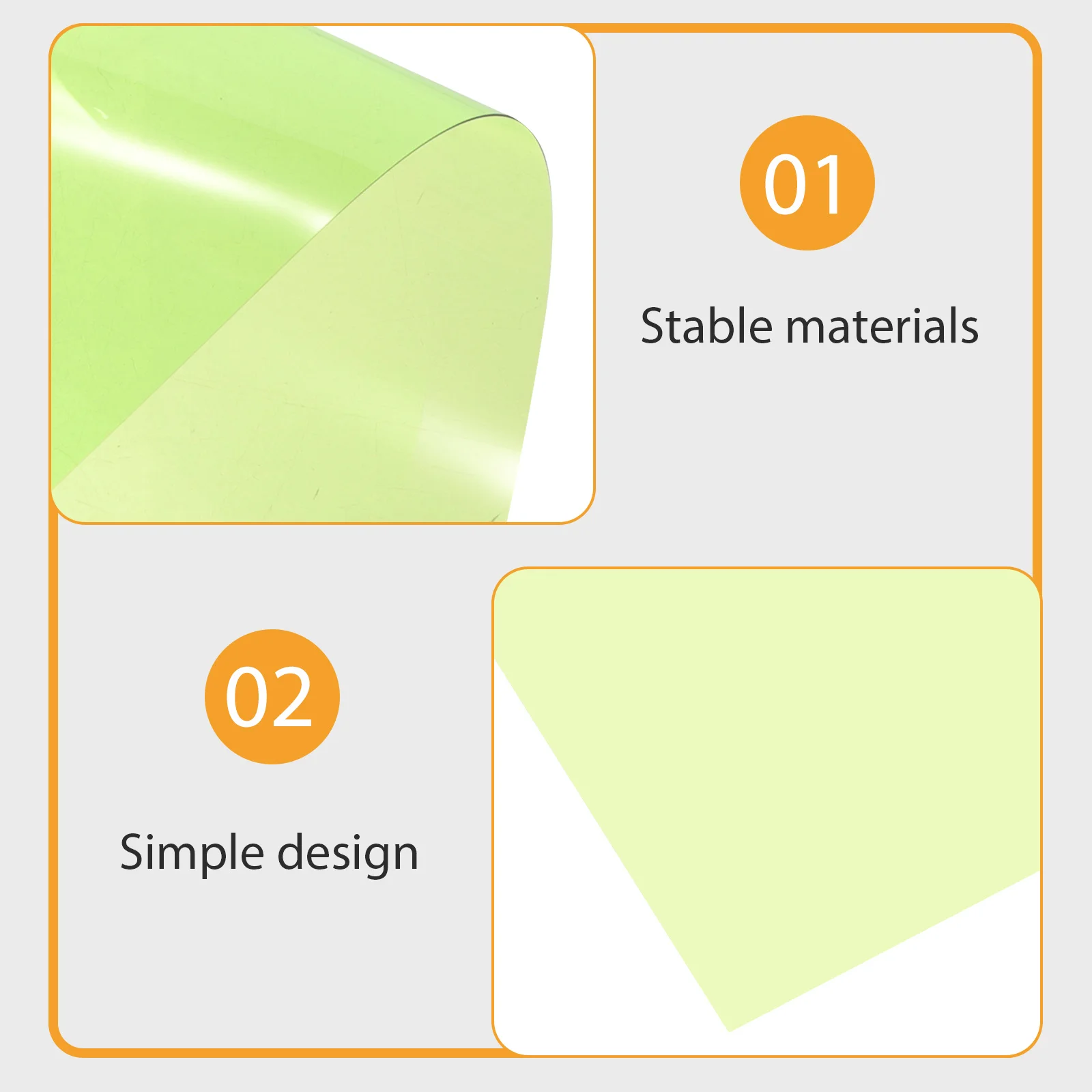 Gekleurde cellofaanvellen Transparant knutselpapier voor doe-het-zelfprojecten Meerkleurige knutselbenodigdheden Pvc-filmvellen