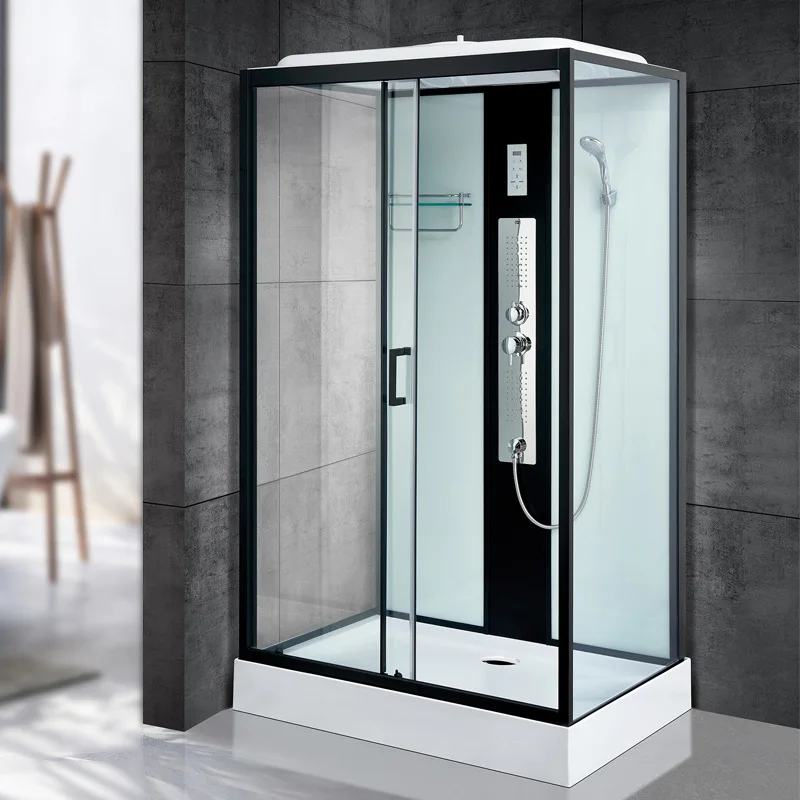 Household integral shower room bathroom integrated toilet sliding door glass bath warm air bath room