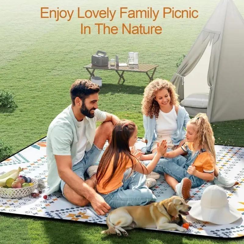 

Большие песочные пляжные коврики водонепроницаемые кемпинговые одеяло Складываемые пикники 24BD