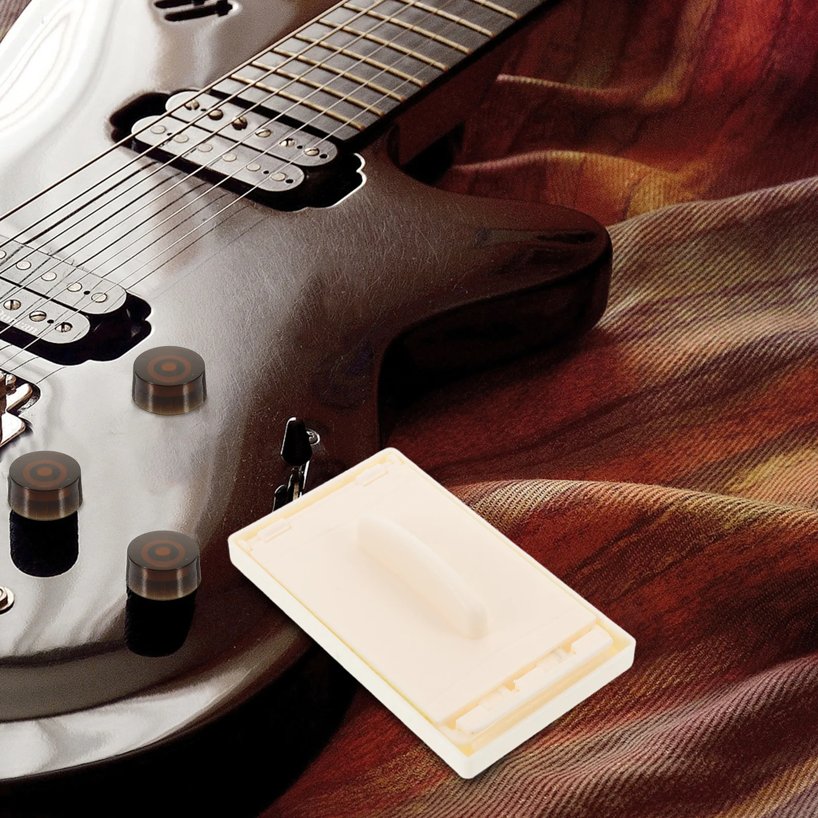 

String Cleaning Scrubber Guitar Accessories for Beginners Accesories Fret Eraser Tools Acoustic Polyester Fiber Men Kit