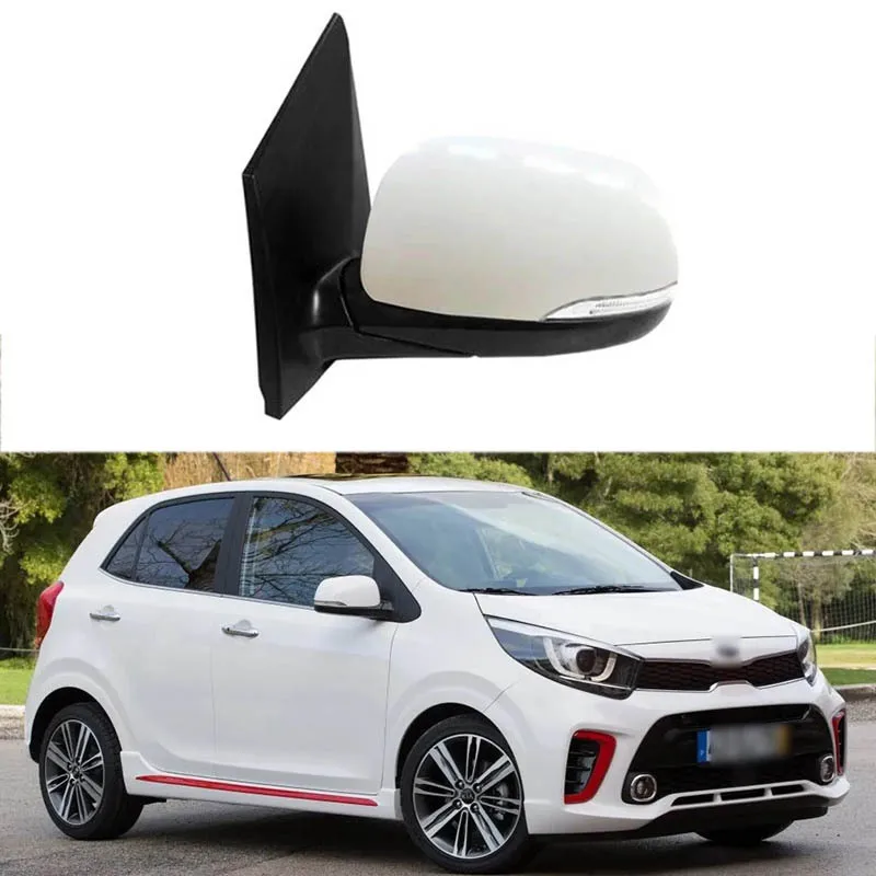 

For 17-18 Kia Picanto electric illuminated side mirror assembly,Rearview mirror replacement