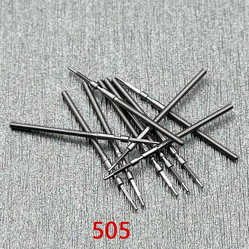 505 Movement Winding Pivot Movement Crown Shaft Steel Crown Kit For 505 507 515 517 Movements Watch Crown Shaft Part