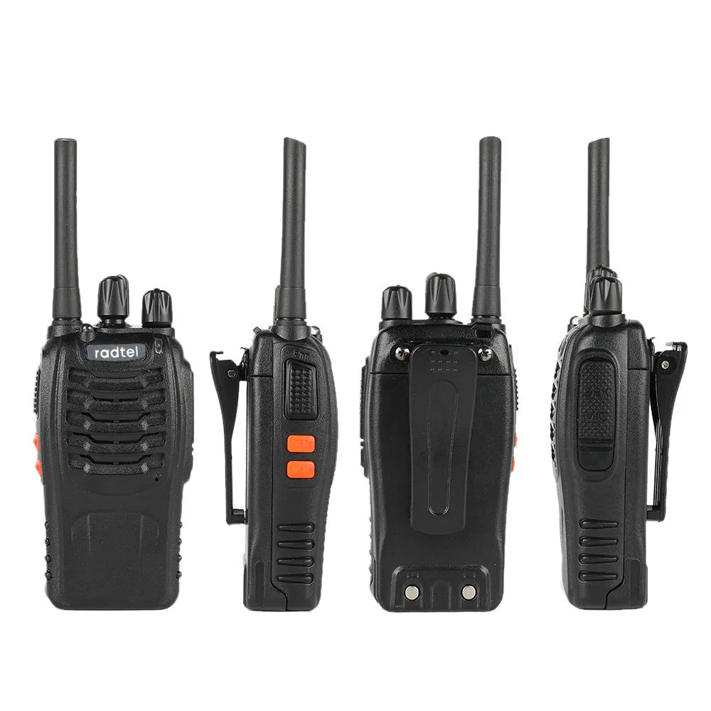 Imagem -03 - Mini Walkie Talkie Radtel Rt88 Rádio em Dois Sentidos Portátil Frs Rádio Comunicador Vox Walkie-talkie Crianças de Longo Alcance para Audlt Negócios