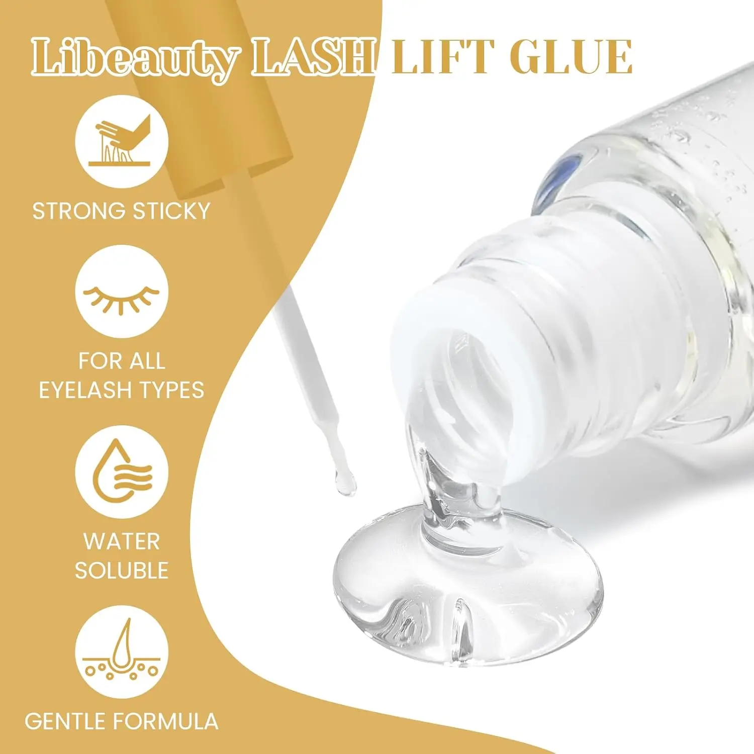 Libeauty 7ML Strong Lash Lift Glue Eyelash Lift For Lash Lifting And Curling Eyelash Perm Lash Lift Adhesive Health Makeup Tool