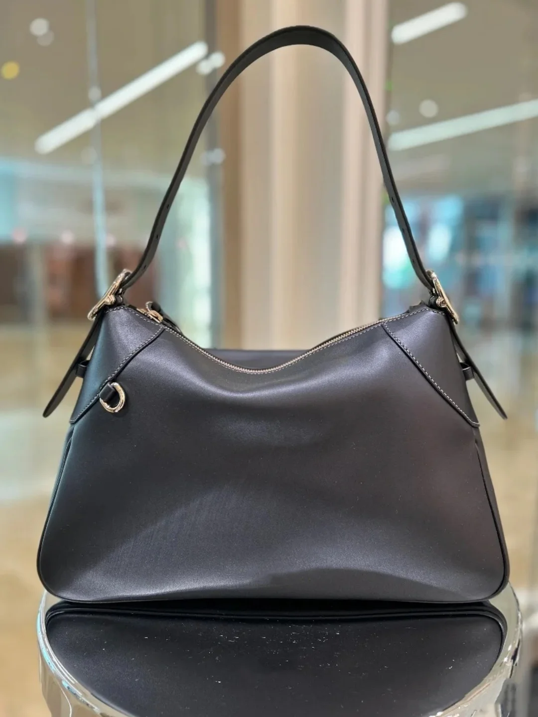 Casual Underarm Bag for Women 2024 New Genuine Leather Large Capacity Single Shoulder Crossbody Bag