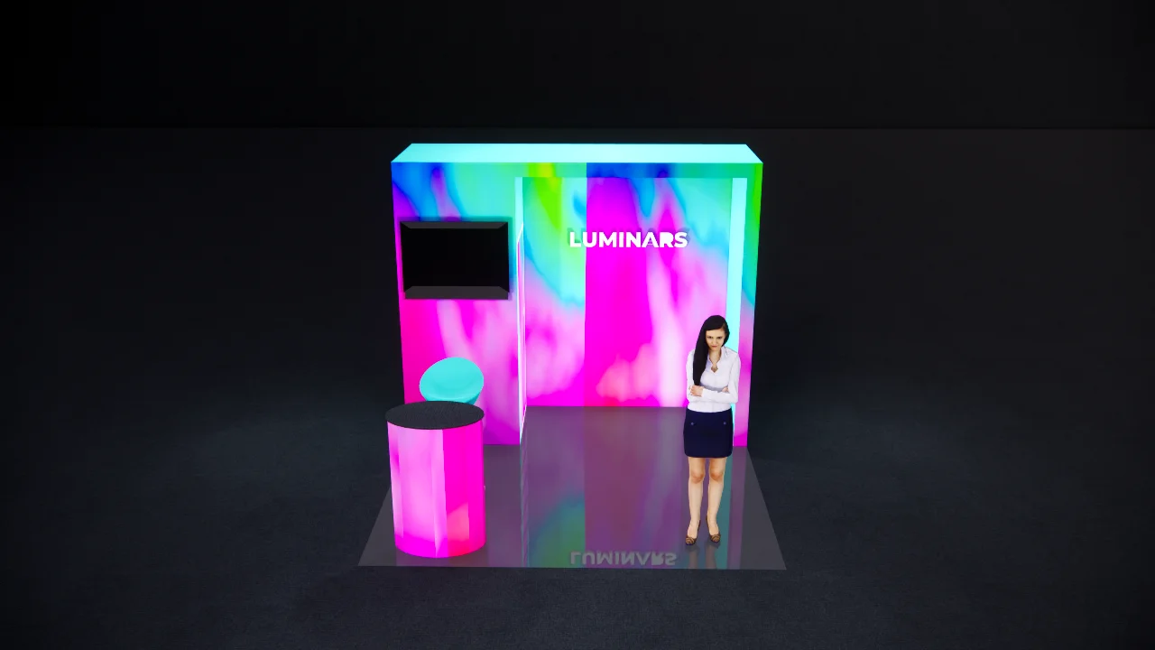 10x10 lebendige Ausstellungsständer mit Stauraum für die Schönheitsshow