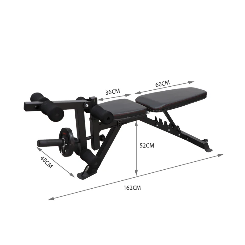 Home Use Incline Flat Decline Dumbbell bench sit up adjustable weight bench gym